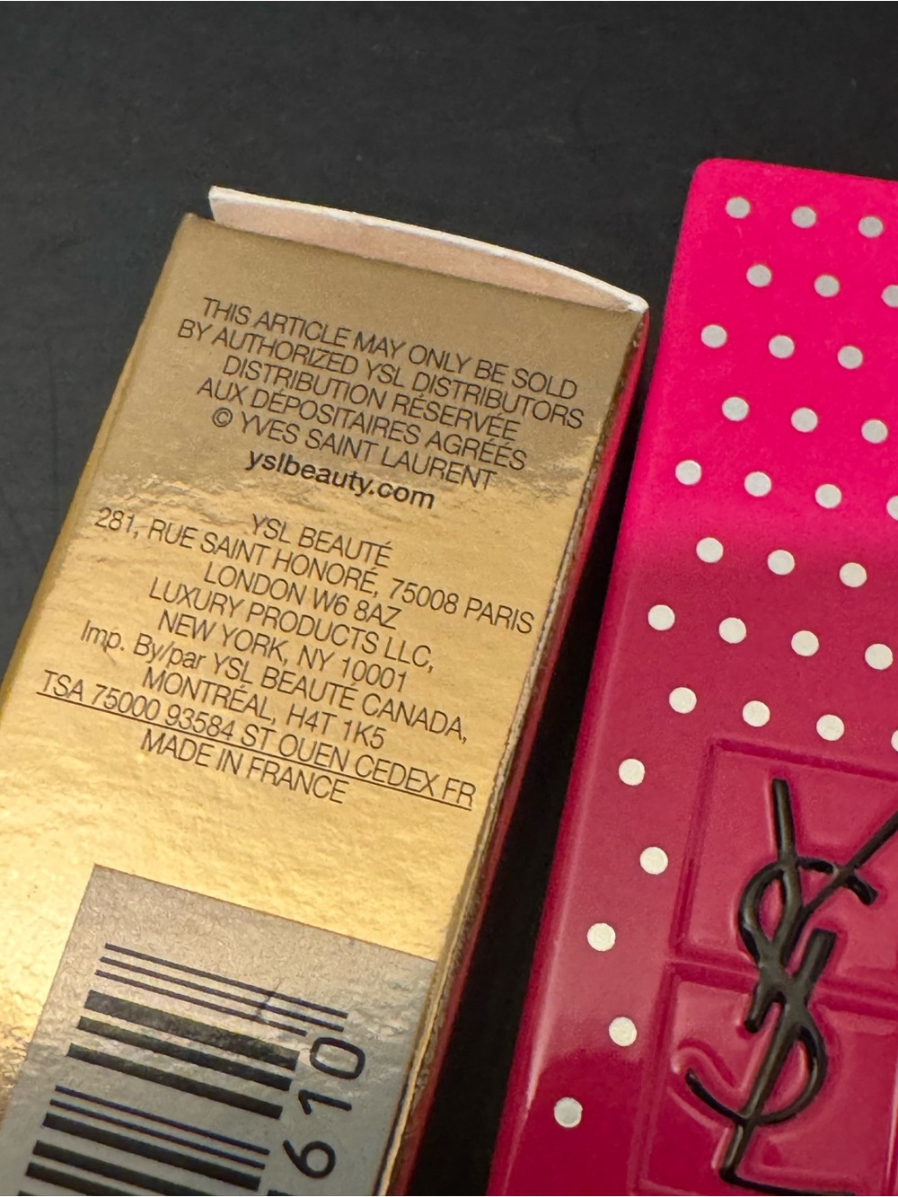BNIB YSL LE 2019 Rouge Pur Couture Studs Lipstick 99 Fuchsia Allusion - Picture 10 of 11